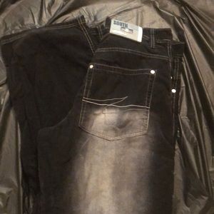 South pole. Corduroy pants